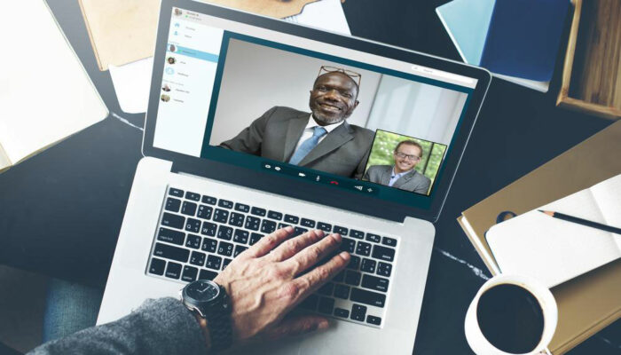 The nuances of online video conference call